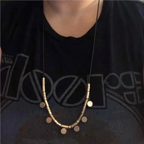 J. Crew Gold Bead Necklace - Picture 6 of 13